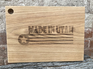 White oak cutting board (Made in Utah)