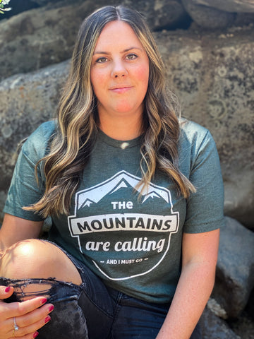 The Mountains are Calling t-shirt